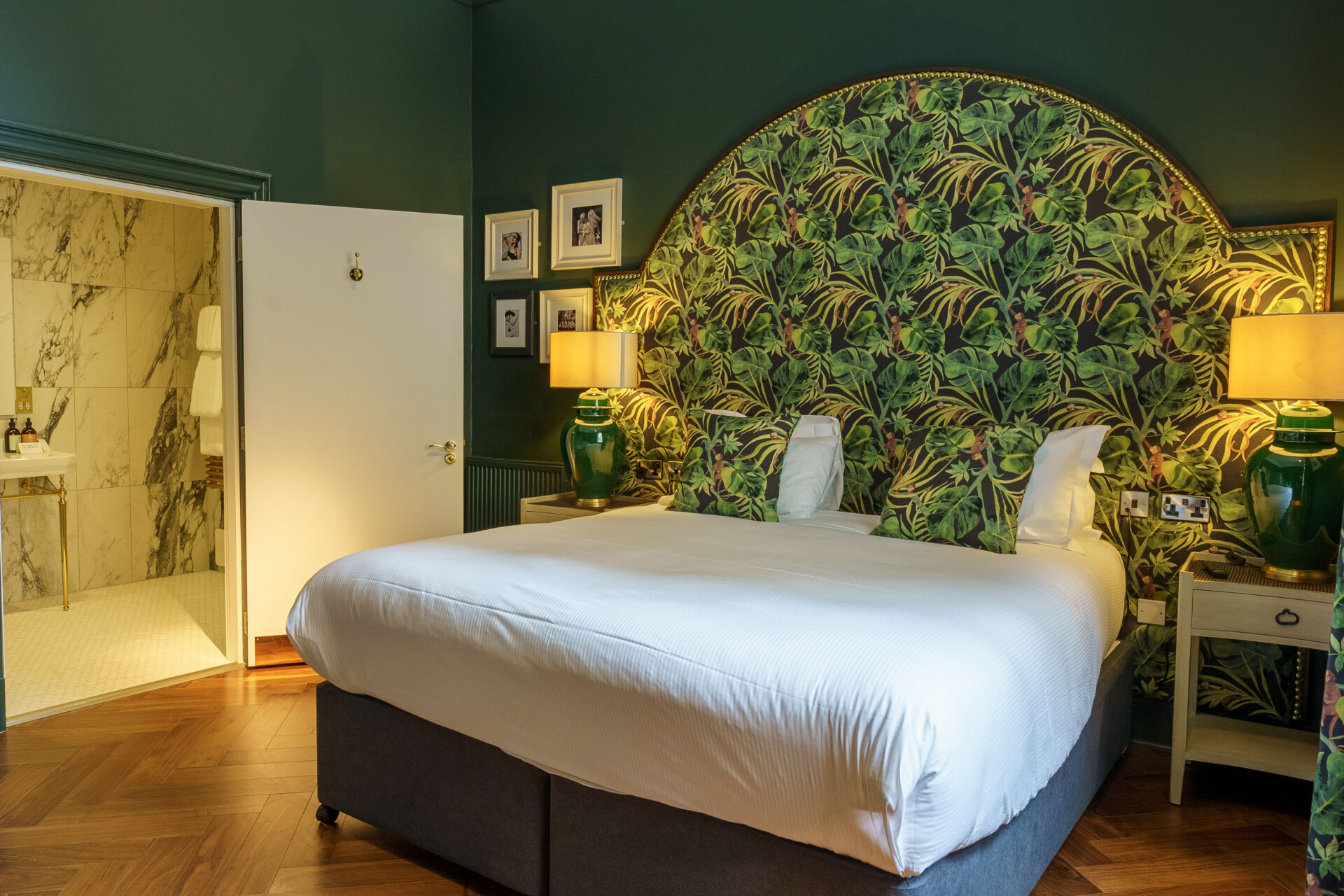 inside of Black Ivy hotel Edinburgh