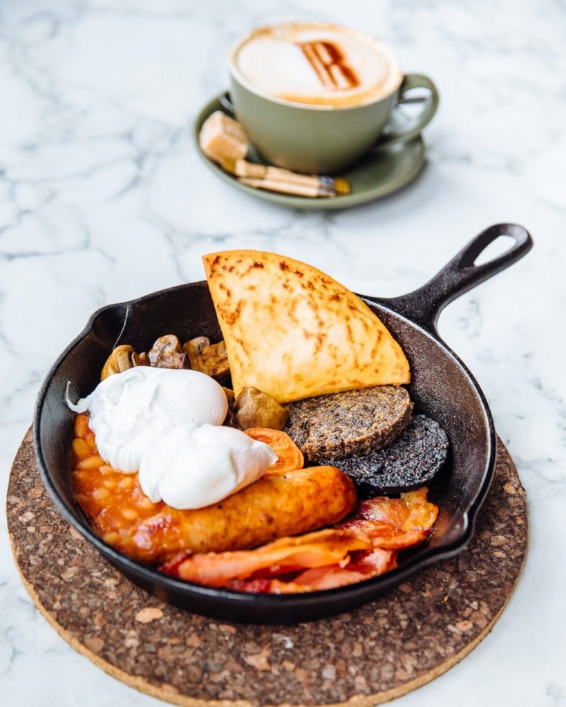 Scottish Menu at Black Ivy Edinburgh - plus coffee