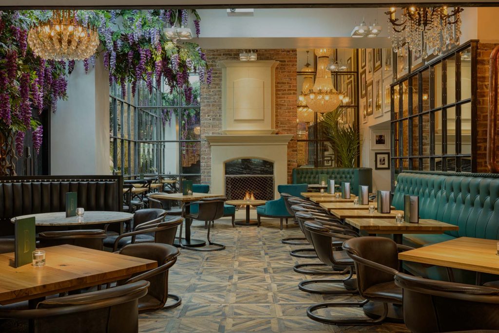 Dining room in Edinburgh Boutique Hotel