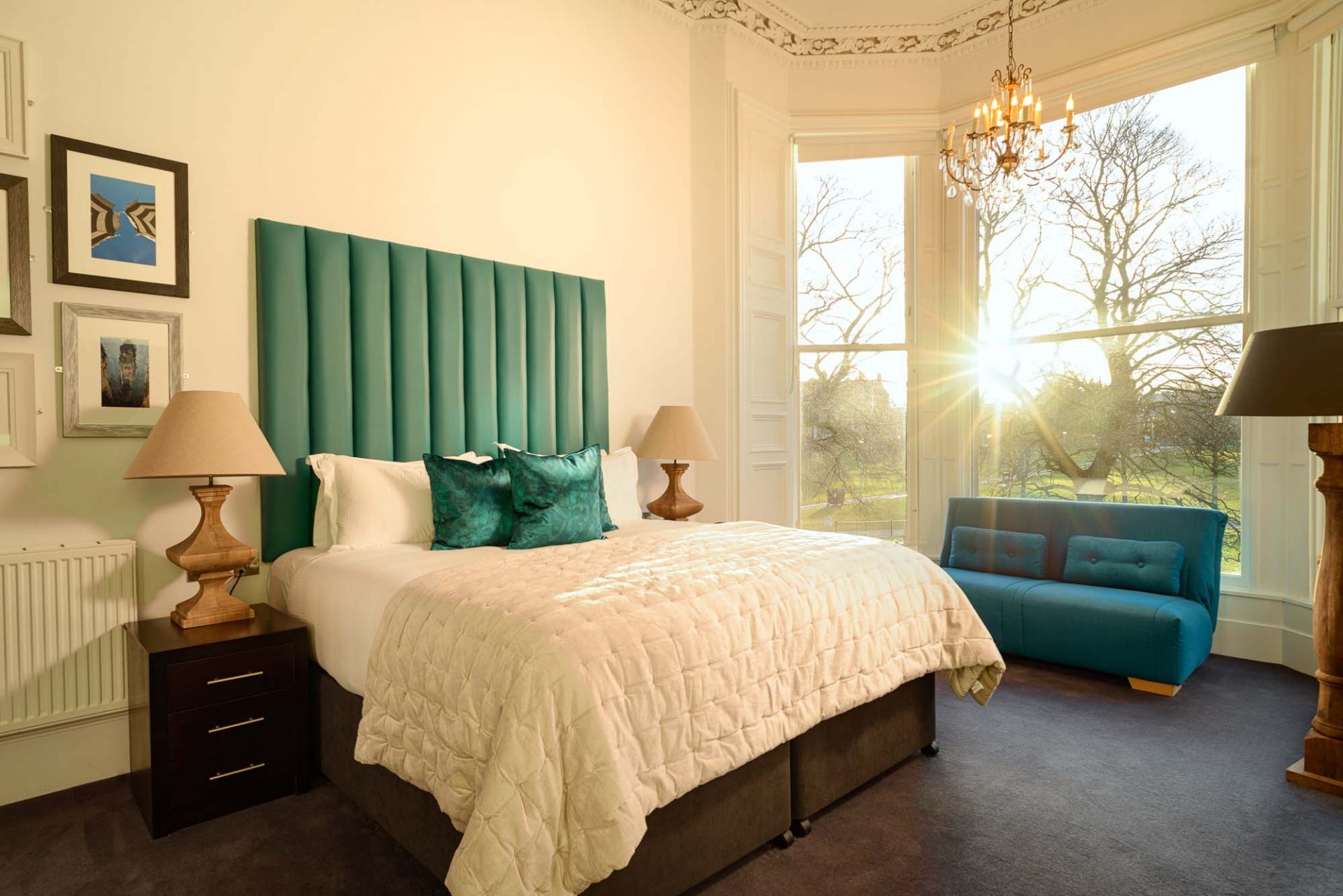 black ivy park view suite bedroom